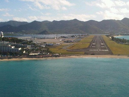SXM Airport Most Stunning Airport Approach according to private jet flyers